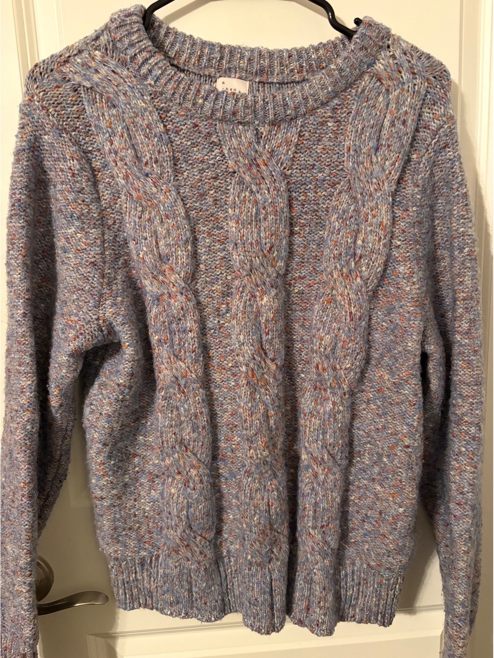 a new day Medium Cable Knit Sweater in Multicolor